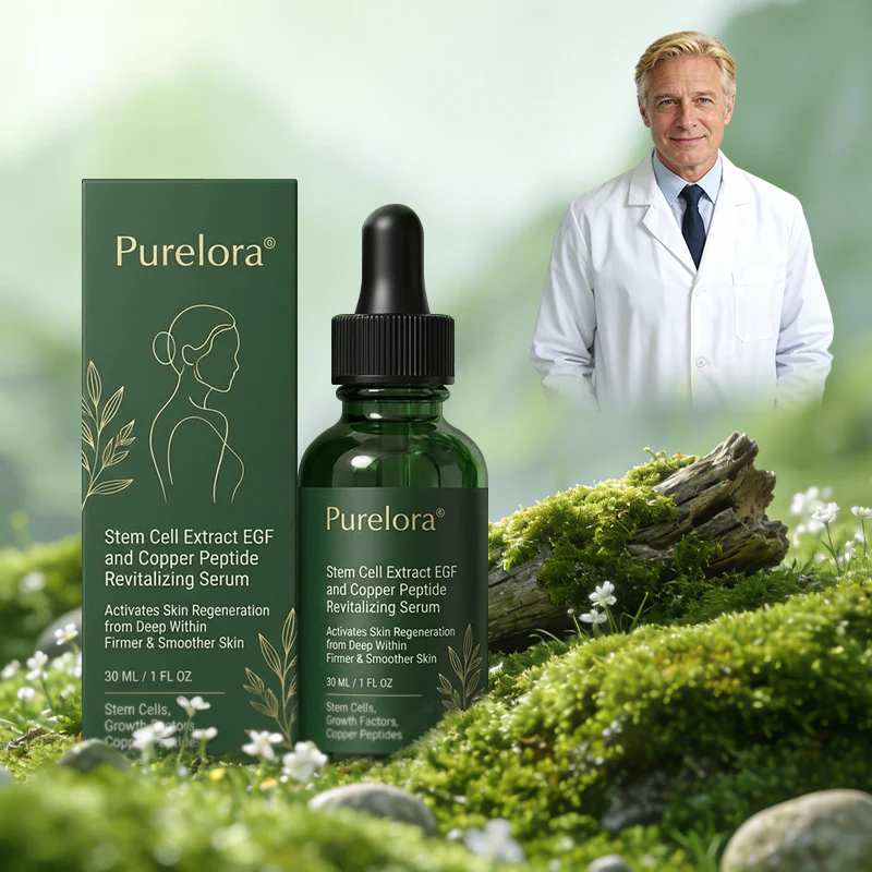 💖Change from the inside out | Purelora® Stem Cell–Derived EGF & Copper Peptide Activating Serum (Deeply activates skin renewal from within for firmer, smoother-looking skin) - Image 4
