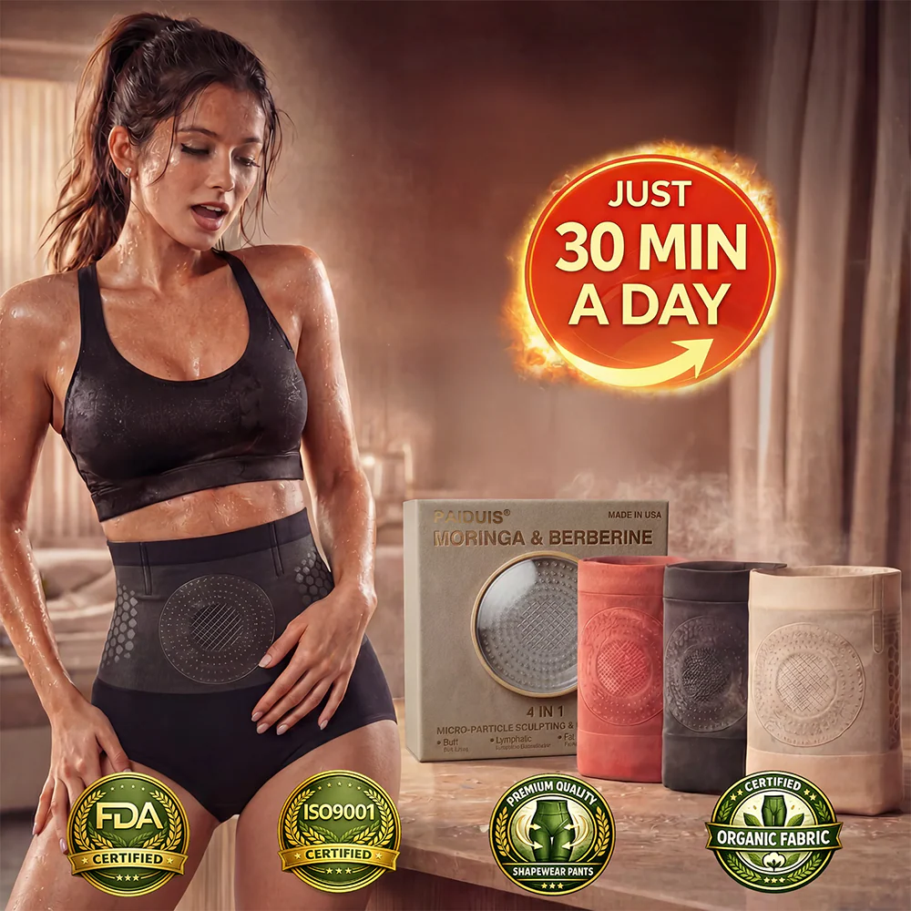 🔥 LAST DAY SALE-80% OFF ✨ BQODQO® 𝐌𝐨𝐫𝐢𝐧𝐠𝐚 & 𝐁𝐞𝐫𝐛𝐞𝐫𝐢𝐧𝐞 4‑In‑1 Micro‑Particle Sculpting & Fat‑Burn Shorts