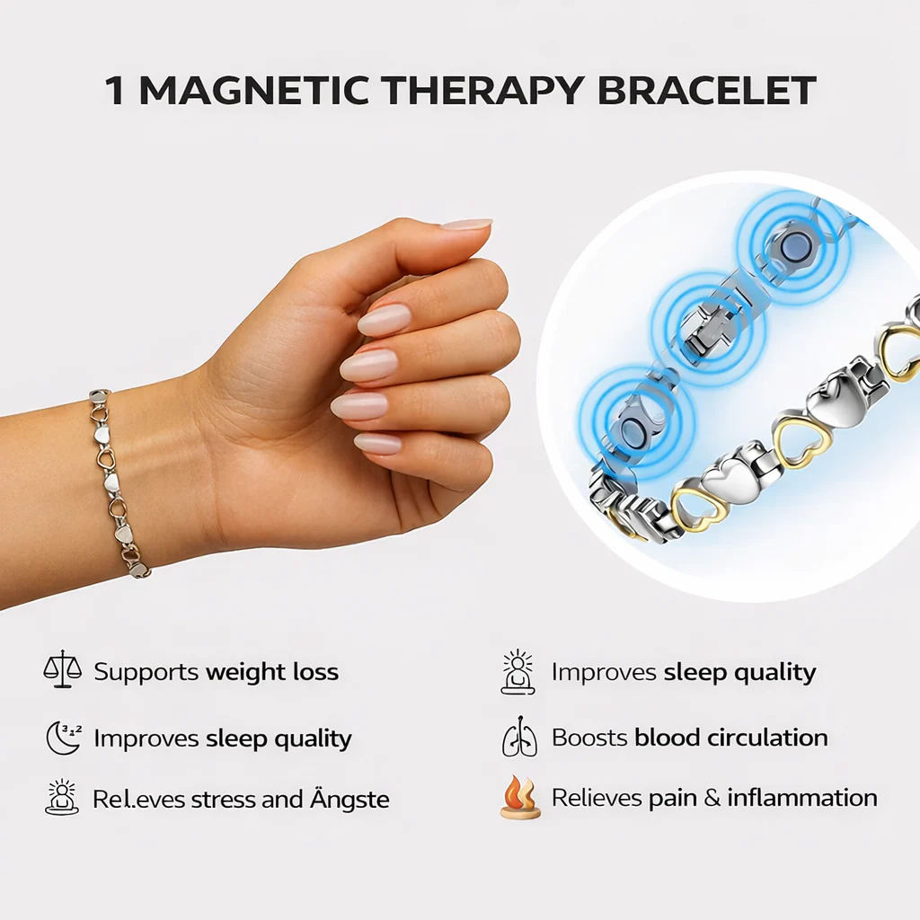 𝐂𝐙𝐓𝐈𝐂𝐋𝐄® Magnetic Health Bracelet for Relaxation, Better Sleep & Inner Balance - Image 7