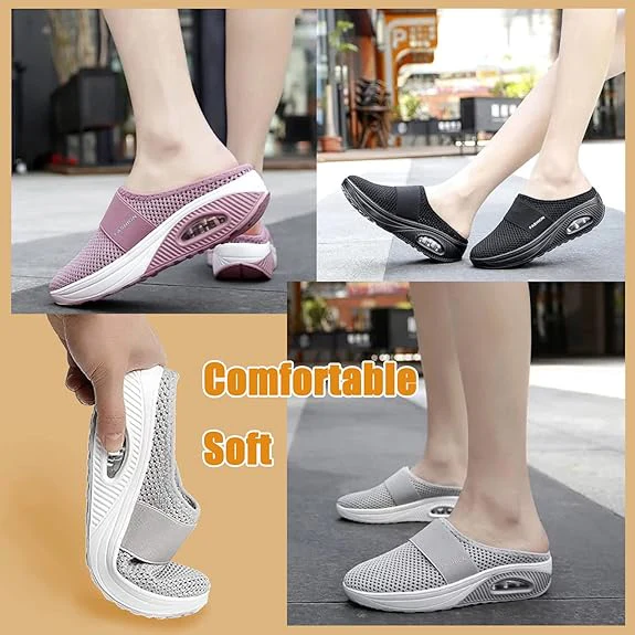 ๐ฅ LAST DAY SALE-80%โจ BQODQOยฎ Diabetic Air-Cushion Slip-On Walking Shoes, Orthopedic Diabetic Slippers, with Arch-Support for Women - Image 10