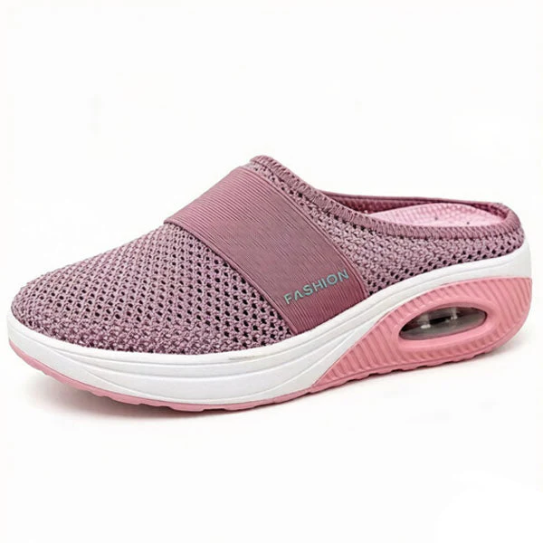 🔥 LAST DAY SALE-80% OFF ✨ BQODQO® Diabetic Air-Cushion Slip-On Walking Shoes, Orthopedic Diabetic Slippers, with Arch-Support for Women - Image 4