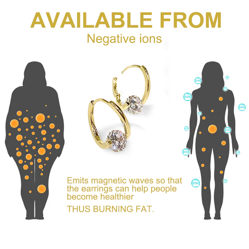 (🔥LAST DAY – 70% OFF🔥) 🎉 CZTICLE® Lymphvity MagneTherapy Germanium Earrings - Image 2